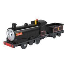 Thomas & Friends Motorized Toy Train Donald Battery-Powered Engine with Cargo Car for Preschool Kids Ages 3+ years, JBW21