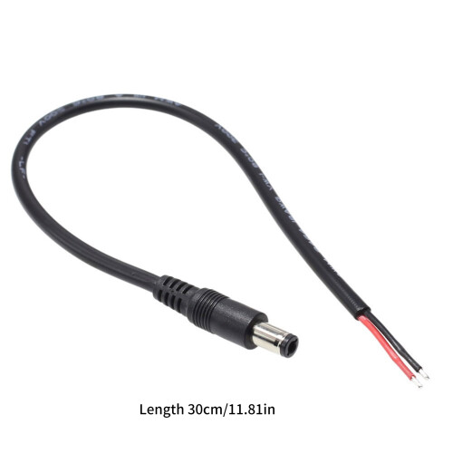 DCPlug-Anschluss 6,3 x 3,0 mm Stecker auf blankes Kabel, 2