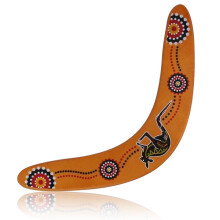Wooden Boomerang for Kids & Adults - Easy-to-Throw V-Shaped Returning Boomerang | Durable Outdoor Flying Saucer Toy Suitable for Backyard Games,Outin