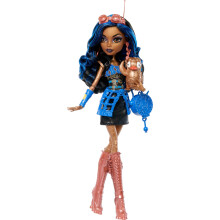Monster High Boo-riginal Creeproduction Doll, Robecca Steam Collectible Reproduction with Doll Stand, Diary, and Pet Penguin Captain Penny, JHK59