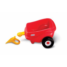 little tikes Cozy Coupe Trailer - Toy Trailer for Toddlers & Children, Encourages Creative Play, Suitable for Ages 3 to 10 Years, Red