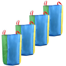 Heavenlife 4 Pcs Potato Sack Race Bags,3 Sizes Colorful Jumping Bags,Sports Day Kit,Outdoor Lawn Games Jumping Race Bag for Birthday Party Backyard P