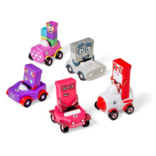 Learning Resources Numberblocks Mini Vehicles Six to Ten, Counting Toy for Toddlers, Learning Toys for Kids 3-5, Travel Game for Toddlers, Gifts for