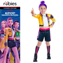Rubies Official Netflix K-Pop Demon Hunters Rumi Child Costume, Kids Fancy Dress, Size Age 6+ Years