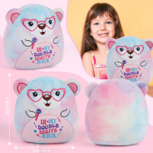 Bear Double Digits Stuffed Animals: 10-Inch Cute Tie-Dye Bear Plush Toys, 10th Birthday Gifts for Girls, In My Double Digits Era Plushies, 10th Birth