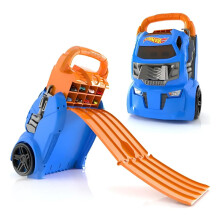 Hot Wheels Car Case Launcher I Stores up to 20 cars I 2-in-1 storage and launcher that connects to other setsI For Kids 3 Years & Up I (Cars not incl