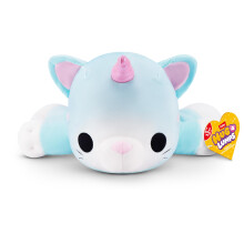 Hug-A-Lumps Kitty Collection Medium Weighted Plush (Skye) by ZURU– 1.5kg/3.3lbs Super-Soft Cuddly Squishy Stuffed Animal for Kids, Tweens, Teens & A