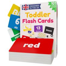 Flash Cards For Toddlers Age 1 2 3 | Alphabet Toddler Flashcards | Letters, Numbers, ABC, Animal, Colours Flash Cards for Kids | 101 Unique Toddler L