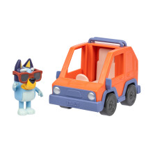 Bluey Hit The Road And Her Friends In This Cute Little Vehicle! Ride Along In The 4WD, This Vehicle Fits One 6-7.6 CM Articulated Figure Inside