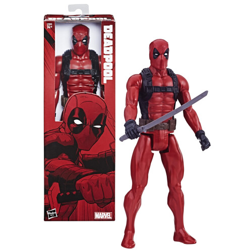 Marvel Marvel Deadpool Action Figure with Accessory, Red 1