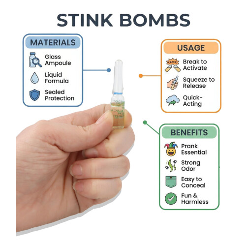 Stink Bombs 3 per box (1.4 ml per vial) 1