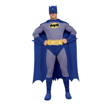 Rubie's Official Batman, Adult Costume, L, Blue, Grey