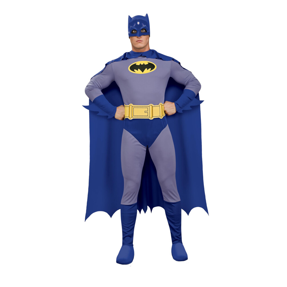 Rubies Rubie's Official Batman, Adult Costume, L, Blue, Grey