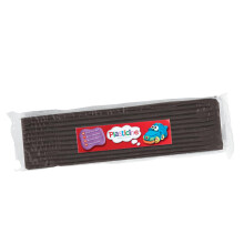 The Original Plasticine, One Colour Slab 400g - Black, Modelling Clay for Professional Animators and Model Makers, Easy to Shape and Mould, Make Scul