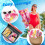 Amteker Pool Inflatables, 2 Pack XL Inflatable Pool Toys 6