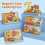 Magnetic Blocks Travel Set for Kids 35pcs: Engineer Iron Case Creative Play 3