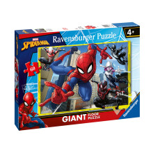 Ravensburger Marvel Spiderman Toys - 60 Piece Giant Floor Jigsaw Puzzle for Kids Age 4 Years +