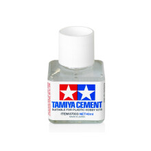 Tamiya Liquid Cement 40ml Bottle with Applicator Brush