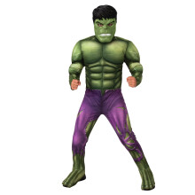 Rubies 301735XS Hulk Deluxe Kids Fancy Dress, Boys, Multicolour, 5-6 Years Halloween