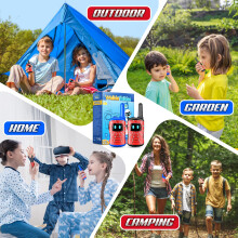 Spider Walkie Talkie Kids, Toyokid Outdoor Toys for 4 5 6 Year Old Boy Girl Gift for 3-12 Year Olds Boys Toy Age 3 4 5 6 7 Rechargeable Walkie Talkie