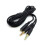 3,5-mm-Stecker auf Buchse, 1 Buchse auf 2 Stecker, 4