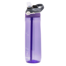 Contigo Ashland Autospout Water Bottle with Flip-Straw | Large BPA Free Drinking Bottle | Sports Flask | Leakproof Drink Bottle | Ideal for School, G