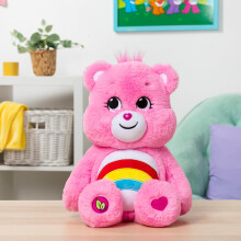 Care Bears | Cheer Bear 35cm Medium Plush | Collectable Cute Plush Toy, Cuddly Toys for Children, Soft Toys for Girls and Boys, Cute Teddies Suitable
