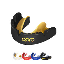 OPRO Gold Level Mouthguard for Braces Premium Fit – Gum Shield Adult (Age 10+) – OPRO Mouth Guard Boxing and MMA, Easy Self-Fit Gum Shield Rugby a