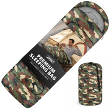 ZENO Sleeping Bag | Sleeping Bags For Adults | Waterproof & Lightweight | 3 Season Sleeping Bag | Includes Lightweight Carry Bag | Ideal For Cold & W