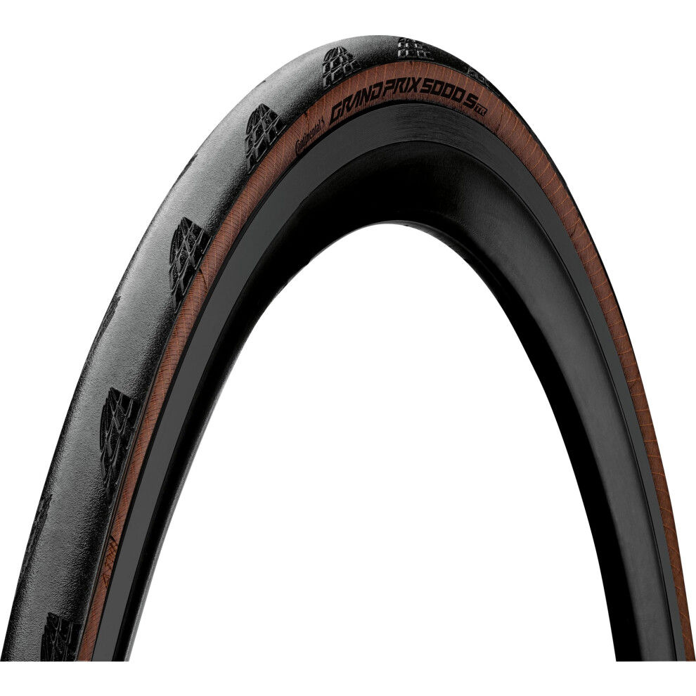 Continental Grand Prix 5000S Road Bike Tyres With Blackchili Compound, Lazer Grip And Vectran Technology | Tubeless Ready Allrounder Bicycle Tyre | V