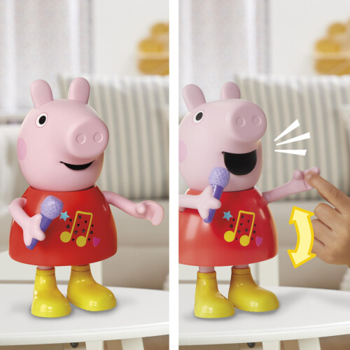 Peppa Pig Peppa Pig Talk & Sing Peppa Doll - English Version, Pink, 20 cm