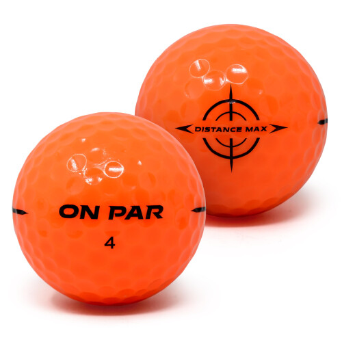 On Par Distance Max Golf Balls - 12 Pack for Enhanced Distance, 1