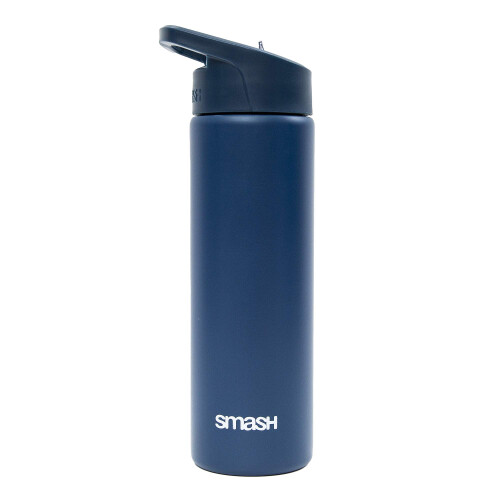 Smash Smash Drink Flasks, Stainless Steel, Navy, 750