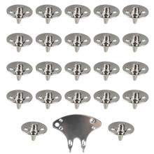 22pcs Replacement Metal Cricket Spikes Screw In Studs Cleats Pins With Spanner for Sprint Sports Short Running Track Shoes, Stainless Steel Track and