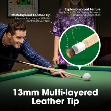 Pool Cues for Kids Shorty Cues Billiard House Cue Sticks for Child