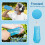 Lightweight Leakproof Soft Flask - 500ml Foldable Collapsible Water Bottle for R 4
