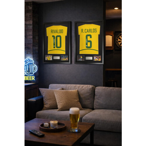 frame for shirt *FREE PERSONALISED PLAQUE* + 2 Landscape Windows for 1