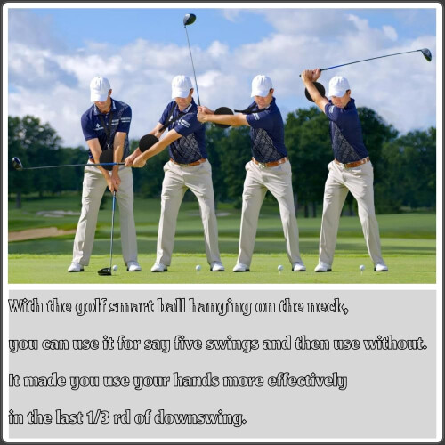 cakefly Golf Swing Trainer Smart Ball, Inflatable Posture Correction 2