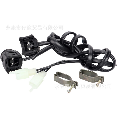 (Red) Off-Road ATV Quad Beach Buggy 50-300CC Ignition Start Stop Round Push Button Switch 1