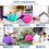 Heipigo Air Roller Inflatable, 120X80cm Gymnastics 5