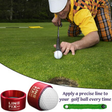 GrooveFix LineFix360 Ball Line marker (Red)