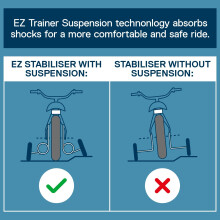 WELDTITE Adie Ez Trainer Suspension Stabilisers for Childrens' Bikes