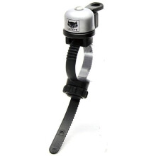 CatEye OH-2400 Flextight Brass Bell Silver: Secure fit, clear tone, silver brass, adjustable