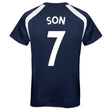 Tottenham Hotspur FC Mens Son 7 Poly T-Shirt Navy Medium