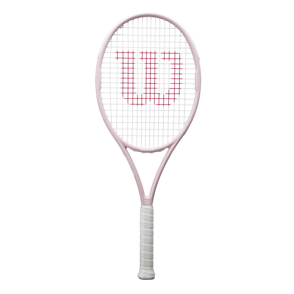 Wilson Intrigue Se Tennis Racket, Provides A Generous Sweet Spot For Effortless Control And Precision, Colour: Pink/White, Size: 2