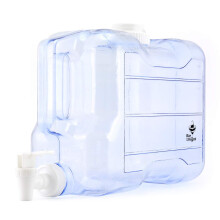 5.5 L Water Container Tap Desktop Dispenser - By Bar Amigos Plastic PETG Fridge Beverage Tank Liquid Drink Refillable Shelf Tap Great for Office Camp