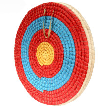 AUVIM Archery Targets for Backyard Hand-Made Straw Archery Target for Recurve Bow Compound Bow or Longbow 20 Inches Traditional Bow Arrow Target for
