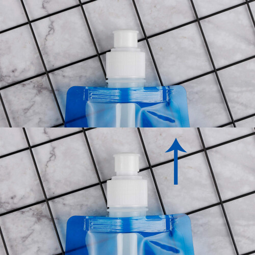 WBCBEC 4 Pieces Collapsible Water Bottle Reusable Drinking Water 2