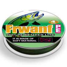 Frwanf Dark Army Green Braided Fishing Line Color Never Fade 100M-2000M 6-300LB Super Strong PE Fishing Line Abrasion Resistant Fishing Wire Zero Str