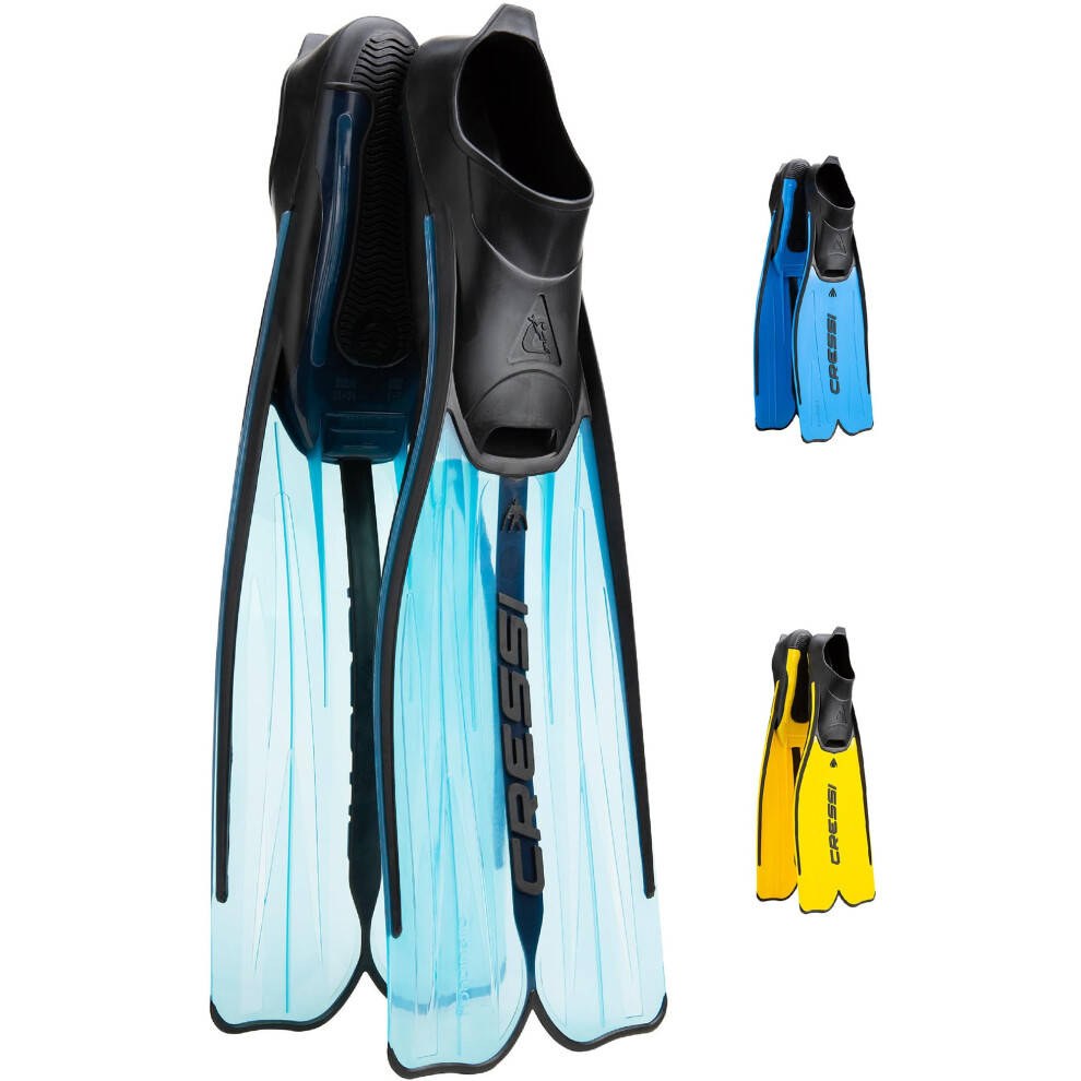 Cressi Rondinella Schnorchelflossen Taucherflossen (Made In Italy), Aquamarine, 31/32 - 12.5/13